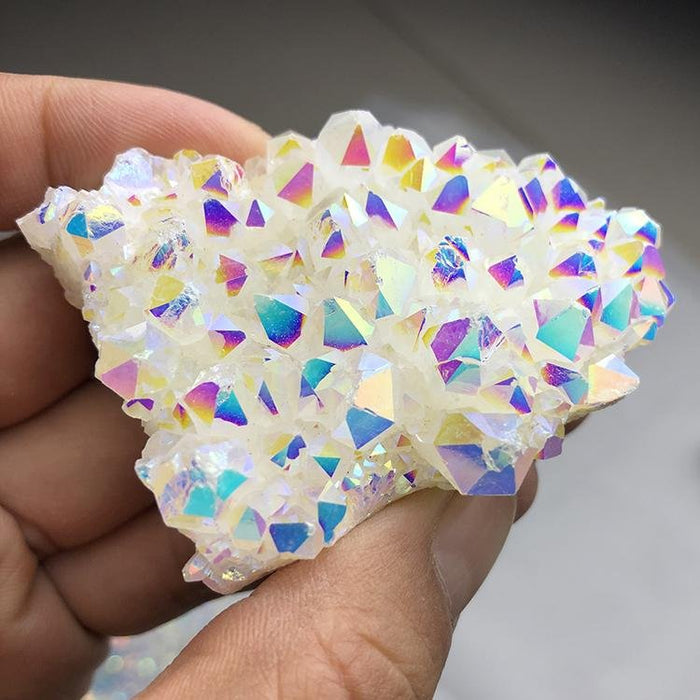 Angel Aura Spirit Quartz Crystal Cluster