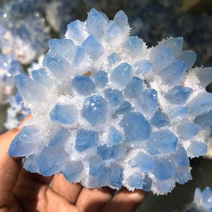 Blue Aura Crystal Cluster Wholesale