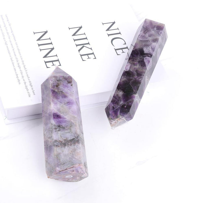 Chevron Amethyst Tower Points Wholesale