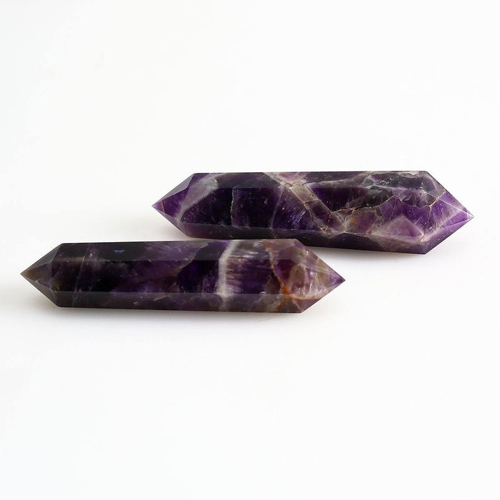 Chevron Amethyst Double Points Wholesale