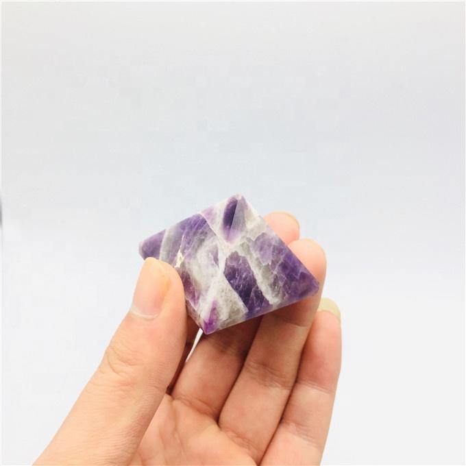 Amethyst Chevron Pyramids Wholesale