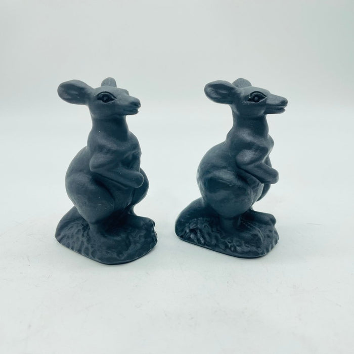Black Obsidian Kangaroo Carving Wholesale