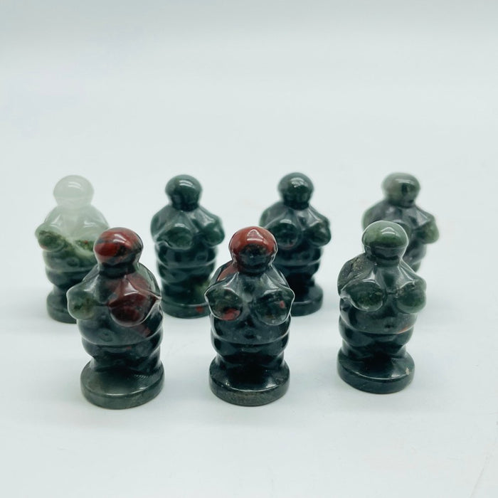 Africa Blood & Ocean Jasper Goddess Carving Wholesale