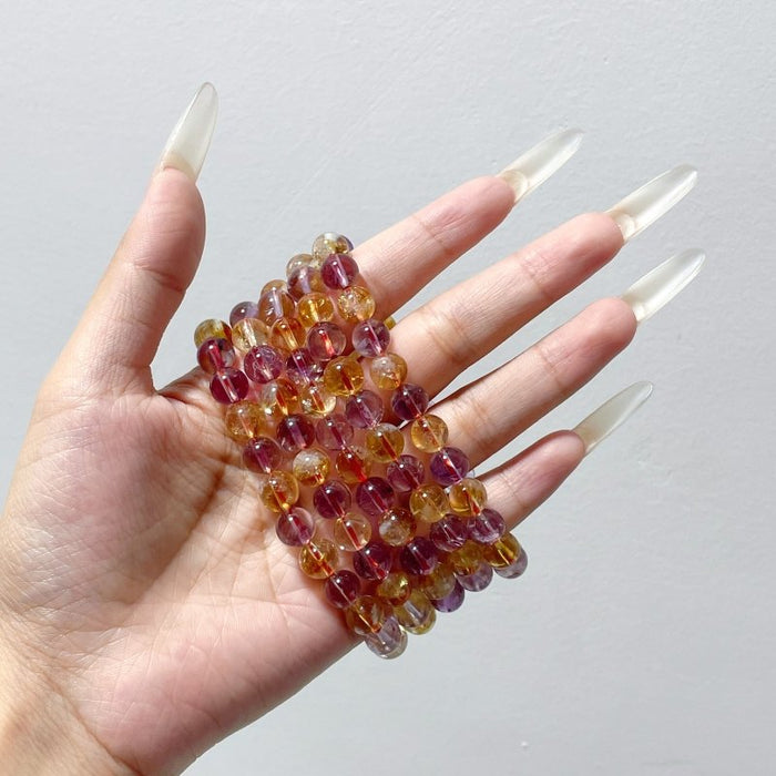Amethyst Mixed Citrine Stone Bracelet Wholesale
