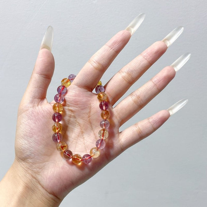 Amethyst Mixed Citrine Stone Bracelet Wholesale