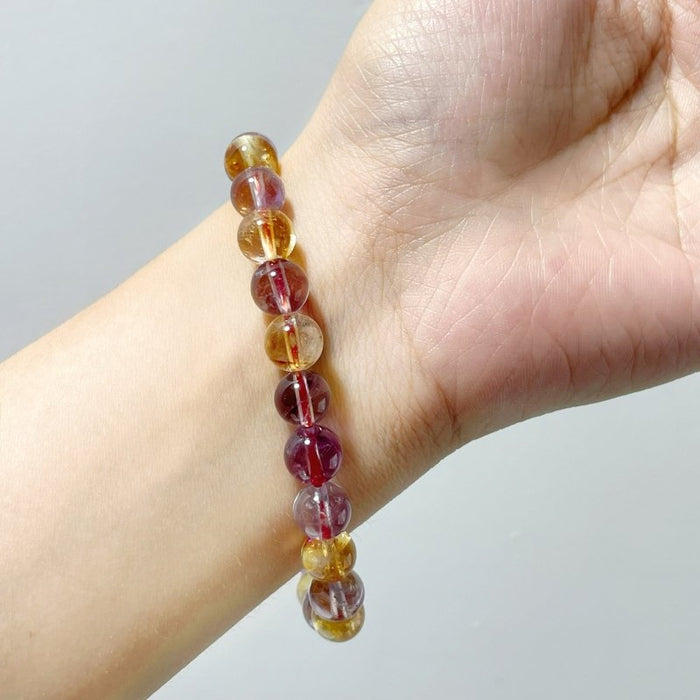 Amethyst Mixed Citrine Stone Bracelet Wholesale