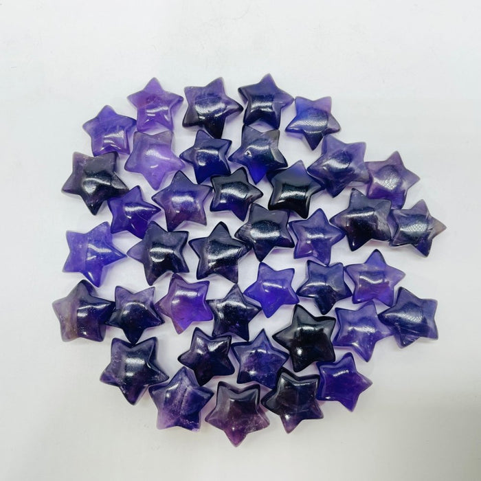 Amethyst Star Mini Pocket Stone DIY Crystals Wholesale