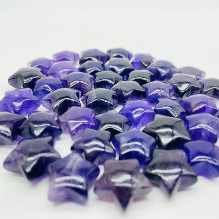 Amethyst Star Mini Pocket Stone DIY Crystals Wholesale