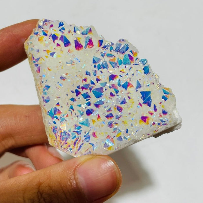 Angel Aura Spirit Quartz Crystal Cluster