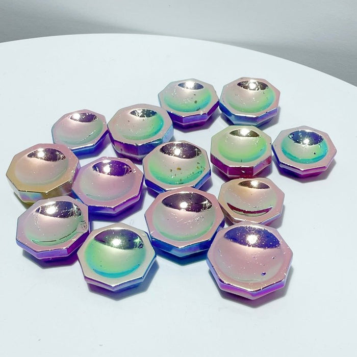 Aura Amethyst Eight Side Shallow Bowl Wholesale