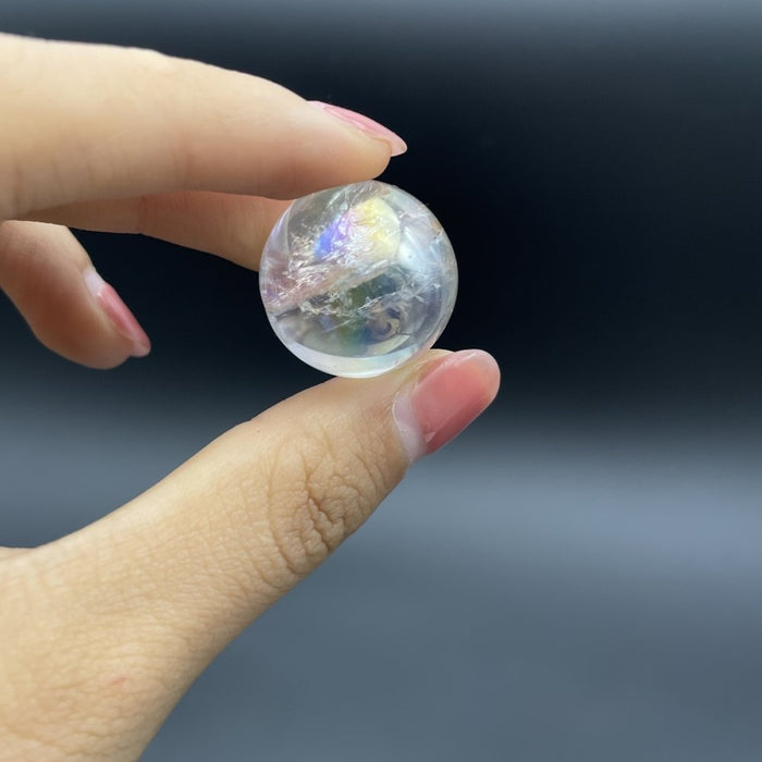 Aura Clear Quartz Ball Crystal Spheres Wholesale
