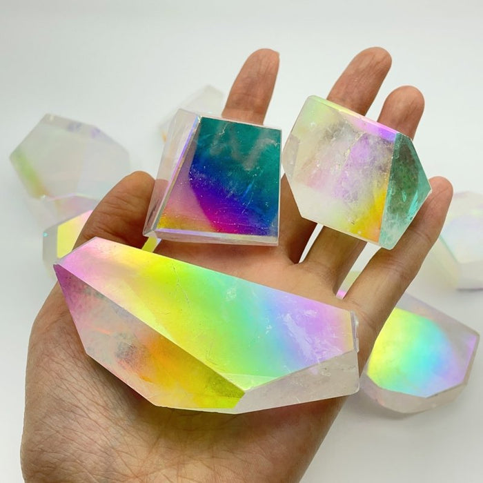 Aura Clear Quartz Free Form Crystal Wholesale