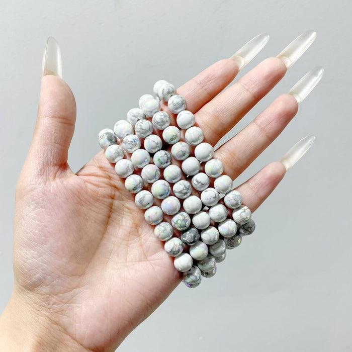 Aura Howlite Bracelet Wholesale (Defect)