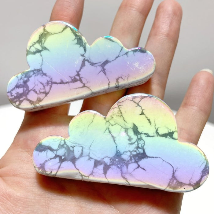 Aura Howlite Cloud Carving Wholesale