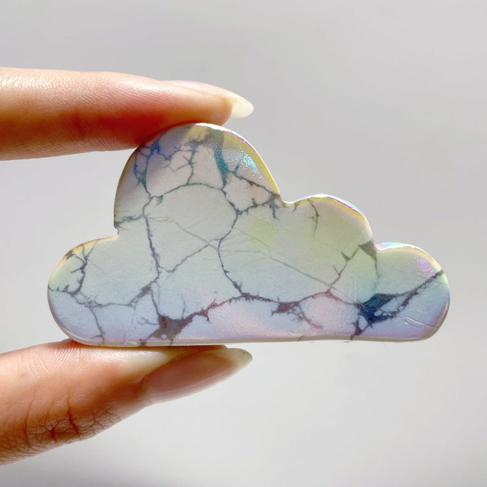Aura Howlite Cloud Carving Wholesale