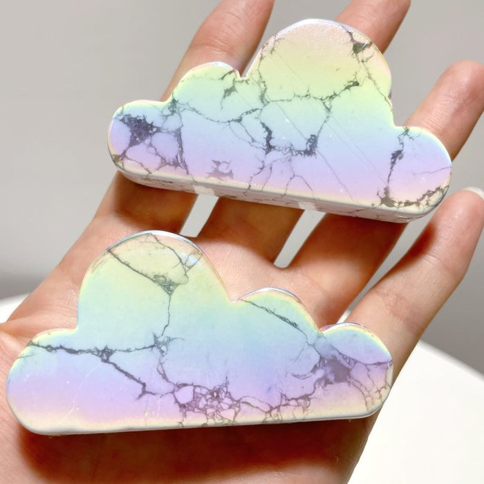 Aura Howlite Cloud Carving Wholesale