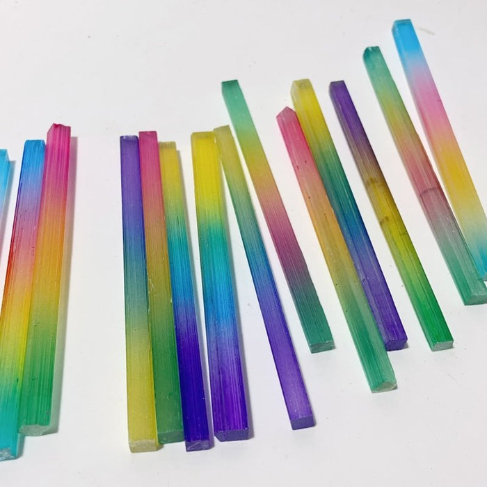 Aura Rectangle Raw Selenite Thin Sticks Wholesale
