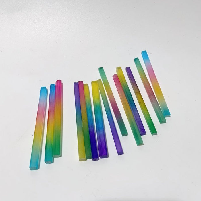 Aura Rectangle Raw Selenite Thin Sticks Wholesale