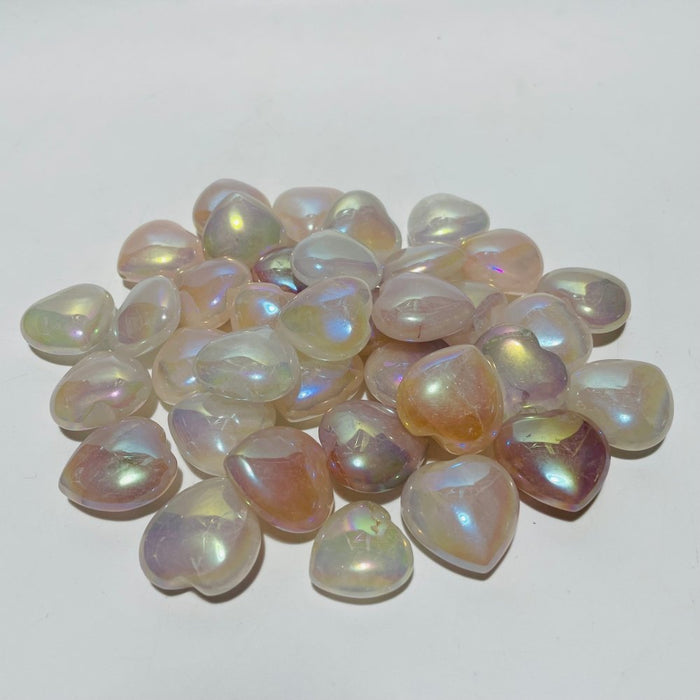 Aura Rose Quartz Heart Crystal Wholesale Clearance