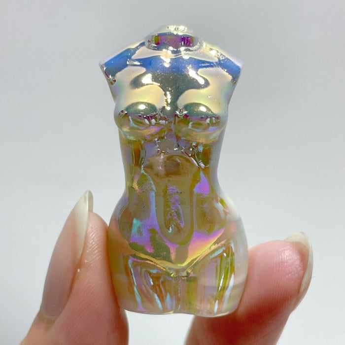 Aura Stripe Agate Goddess Carving Wholesale