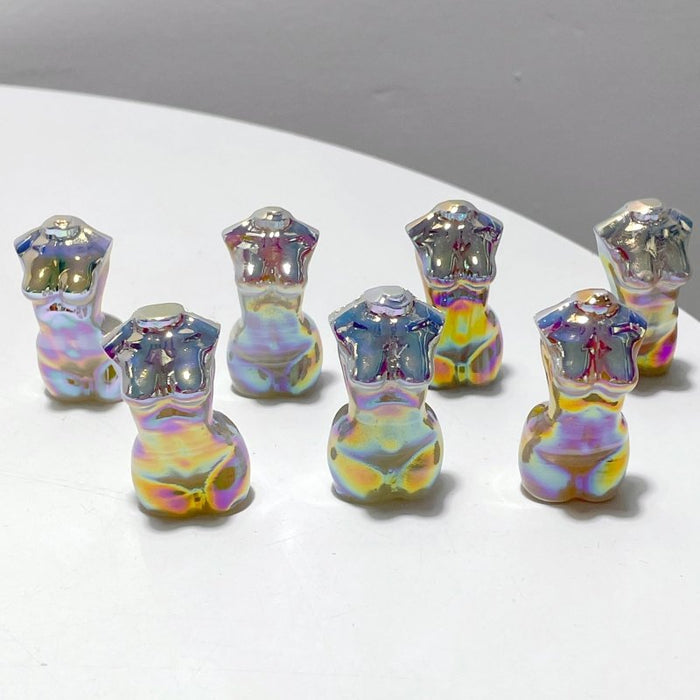 Aura Stripe Agate Goddess Carving Wholesale