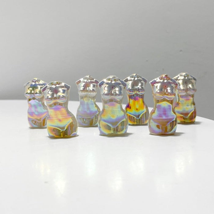 Aura Stripe Agate Goddess Carving Wholesale