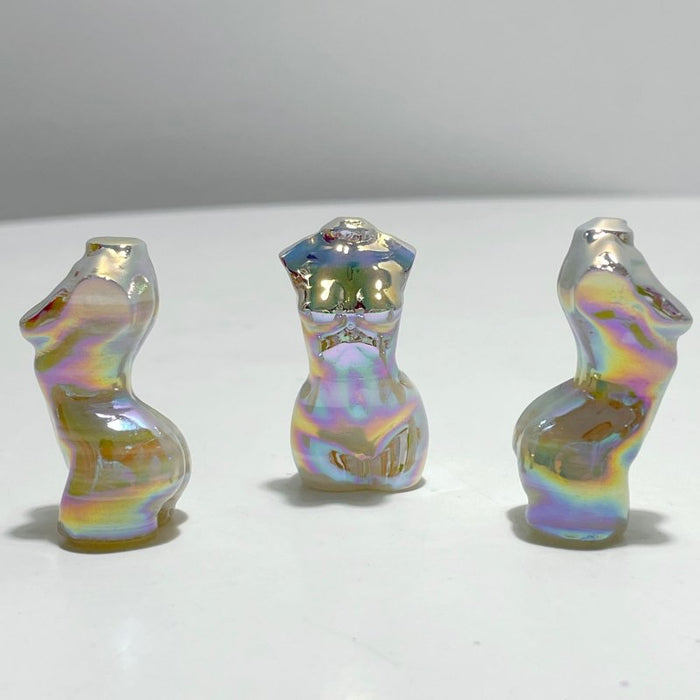 Aura Stripe Agate Goddess Carving Wholesale