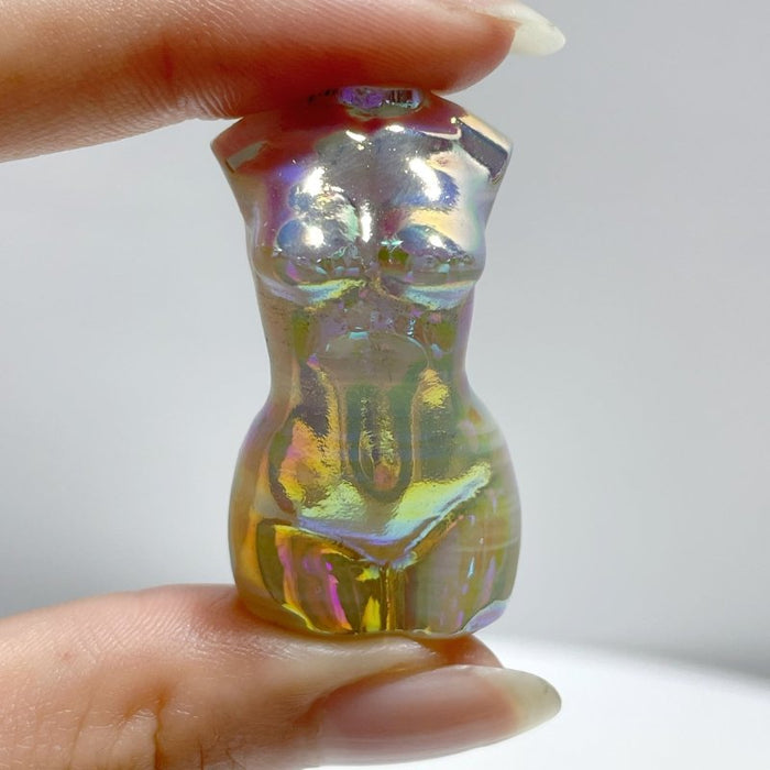 Aura Stripe Agate Goddess Carving Wholesale
