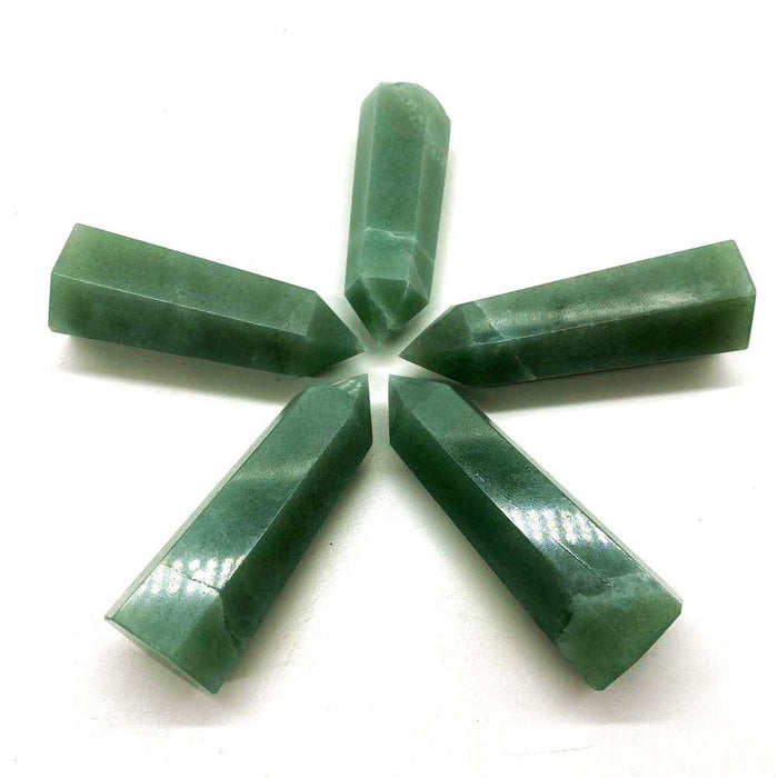 Aventurine Points 2-3.5in(5-8.9cm) Wholesale Crystal