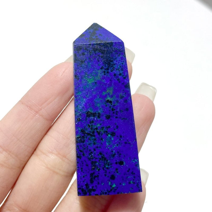 Beautiful Azurite mixed Malachite Point Tower Wholesale