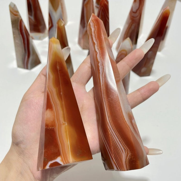 Beautiful Carnelian Obelisk Point Wholesale