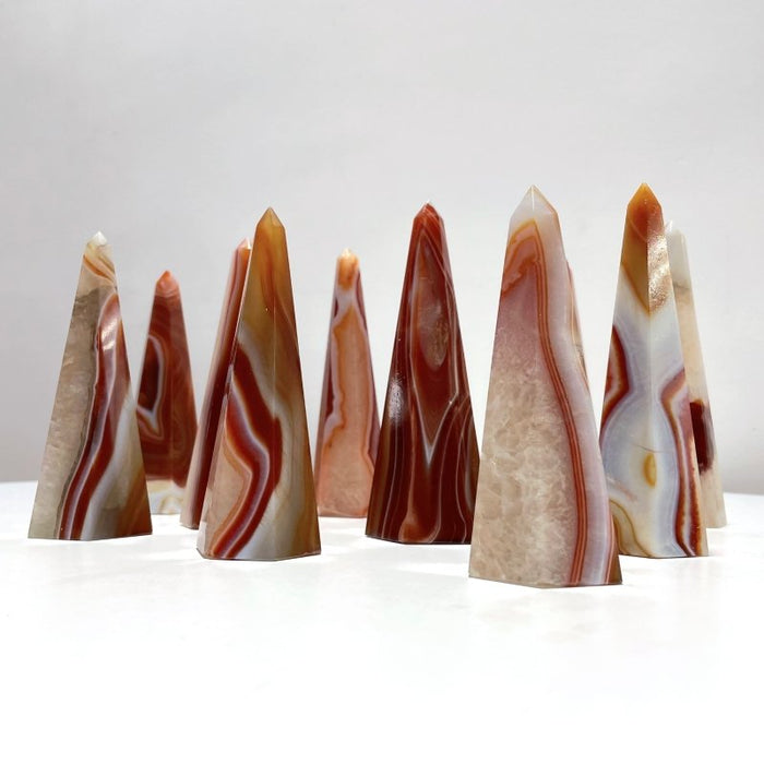 Beautiful Carnelian Obelisk Point Wholesale