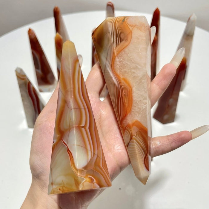 Beautiful Carnelian Obelisk Point Wholesale