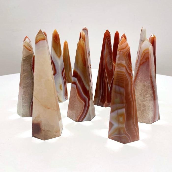 Beautiful Carnelian Obelisk Point Wholesale