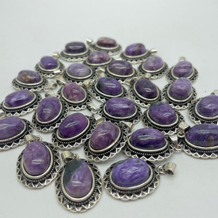Beautiful Charoite Pendant Wholesale