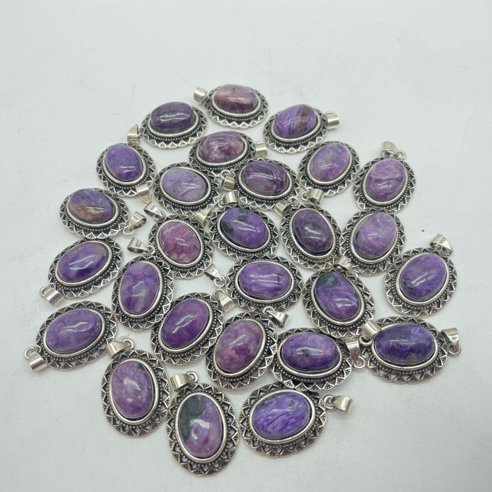 Beautiful Charoite Pendant Wholesale