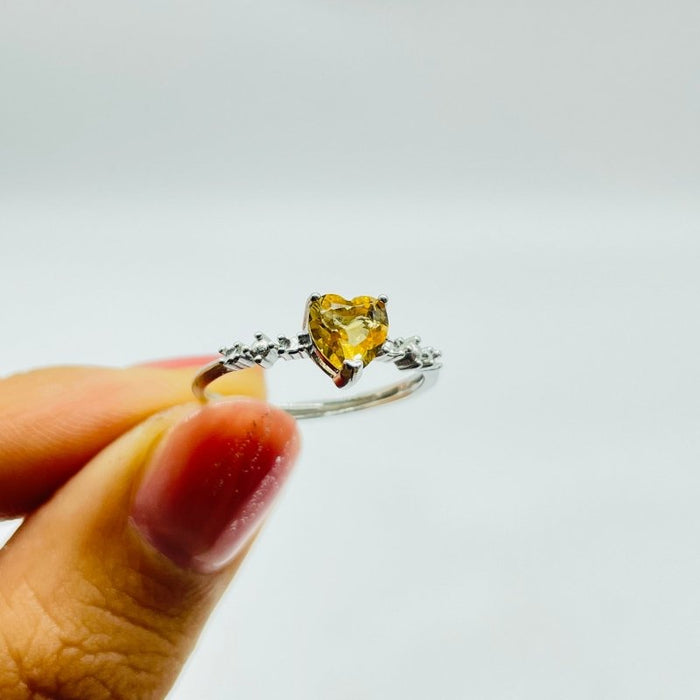 Beautiful Citrine Cut Faceted Ring Wholesale