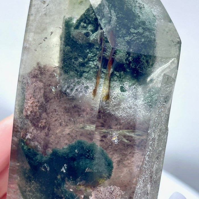 Beautiful Garden Quartz Colorful Tower