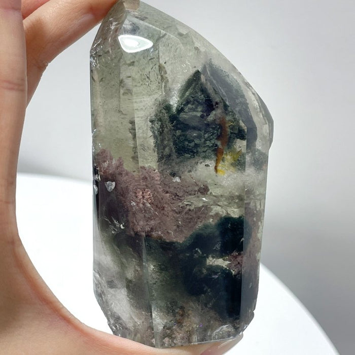 Beautiful Garden Quartz Colorful Tower