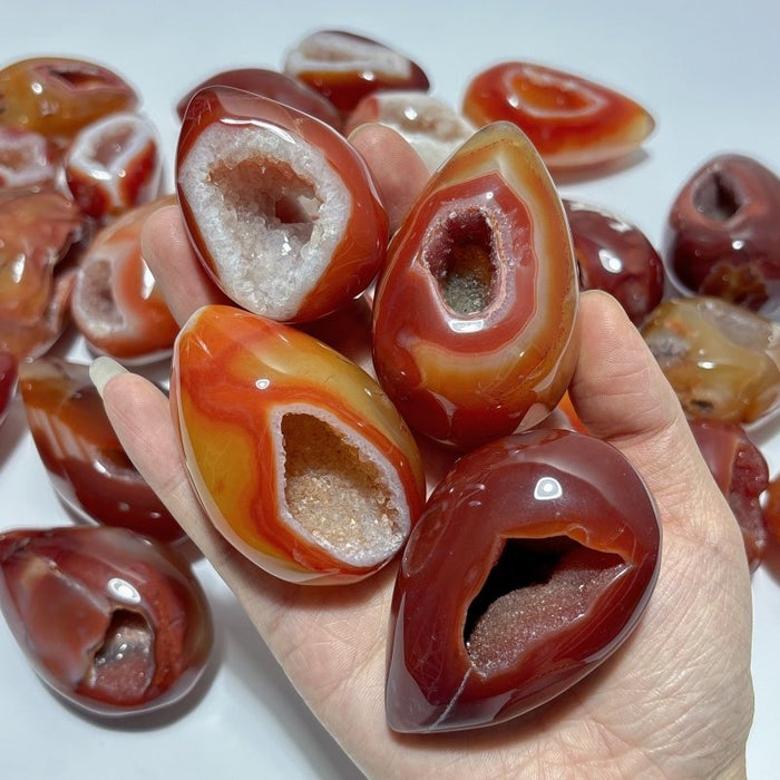Beautiful Geode Druzy Carnelian Wholesale