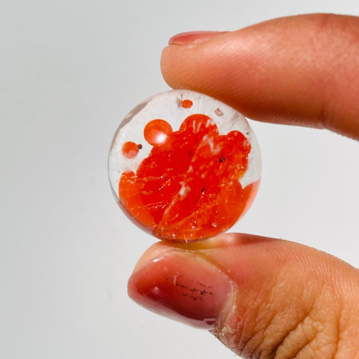 Beautiful Hematoid Quartz Sphere From Brazil