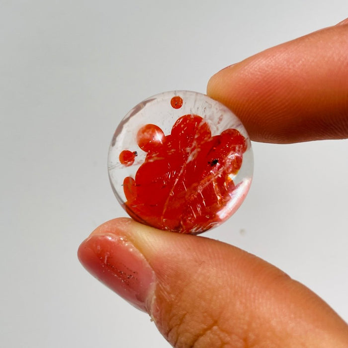 Beautiful Hematoid Quartz Sphere From Brazil