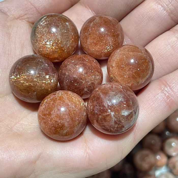 Beautiful High Quality Sunstone Spheres Wholesale
