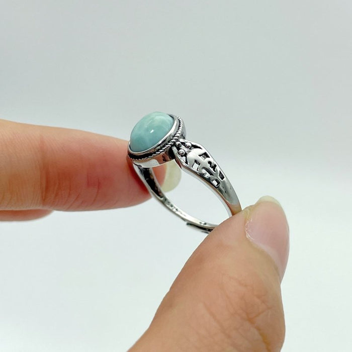 Beautiful Larimar Ring Wholesale Clearance