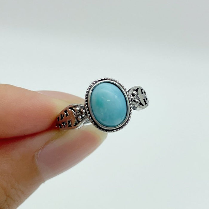 Beautiful Larimar Ring Wholesale Clearance