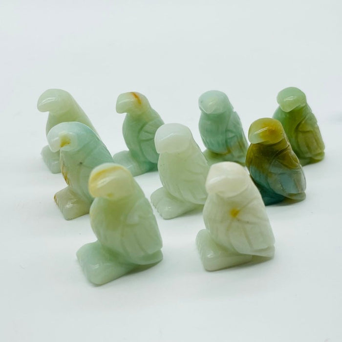 Beautiful Mini Bird Carving Rose Quartz Caribbean Calcite Wholesale