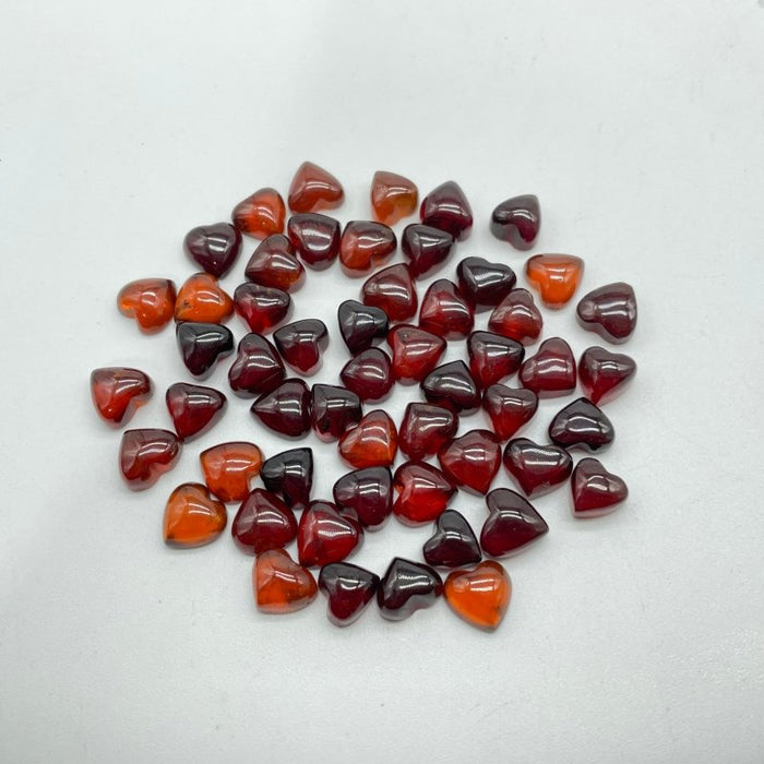 Beautiful Mini Garnet Heart Wholesale