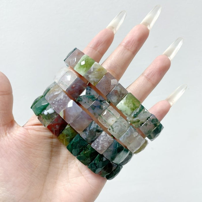 Beautiful Moss Agate Bracelet Wholesale