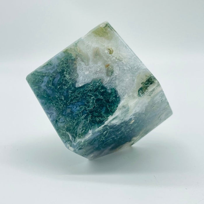 Beautiful Moss Agate Cube Wholesale