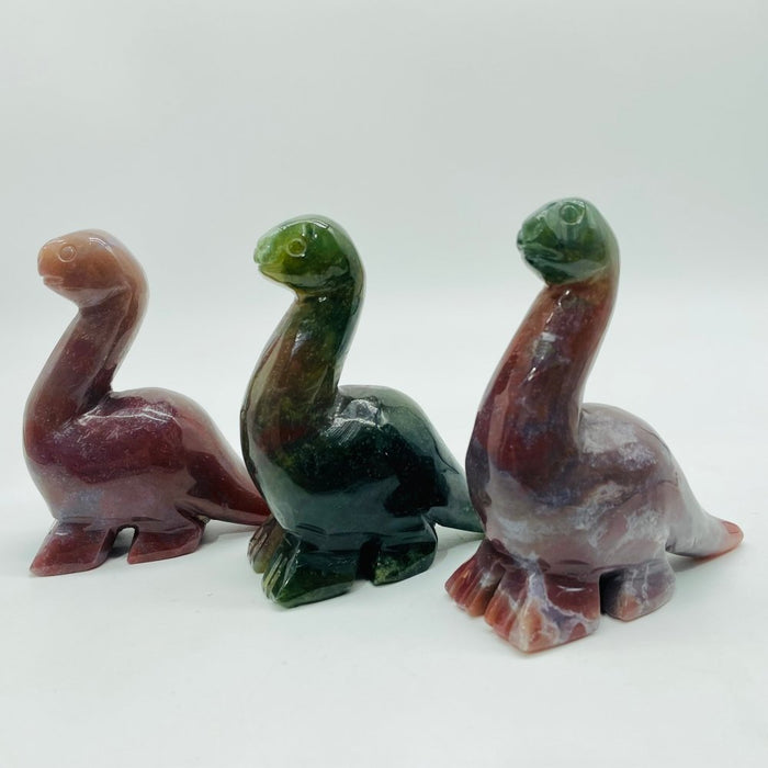 Beautiful Ocean Jasper Dinosaur Carving Wholesale
